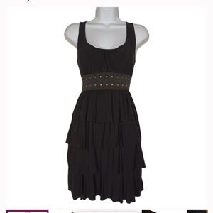Y2K Black Tiered Dress
